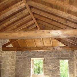Hermanos García Carrera, S.L. techo en madera